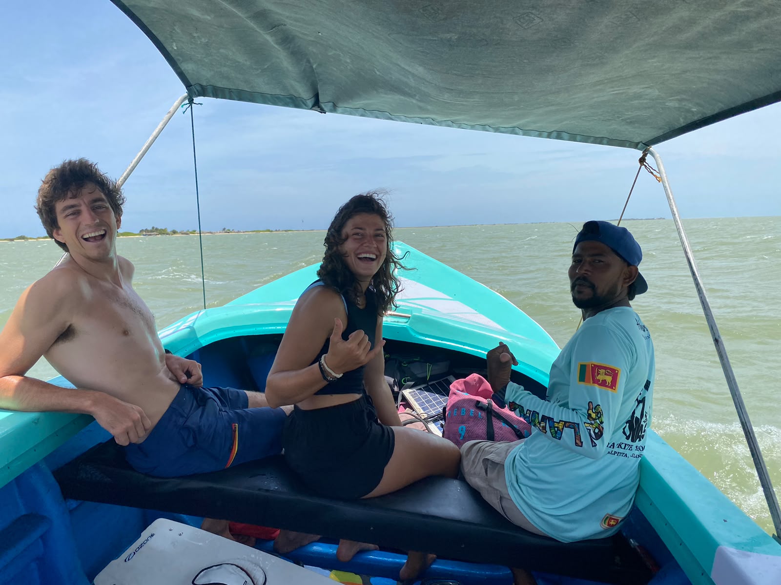 Boat trip with our kite crew – kitesurfing in Kalpitiya, Sri Lanka (photo 2)